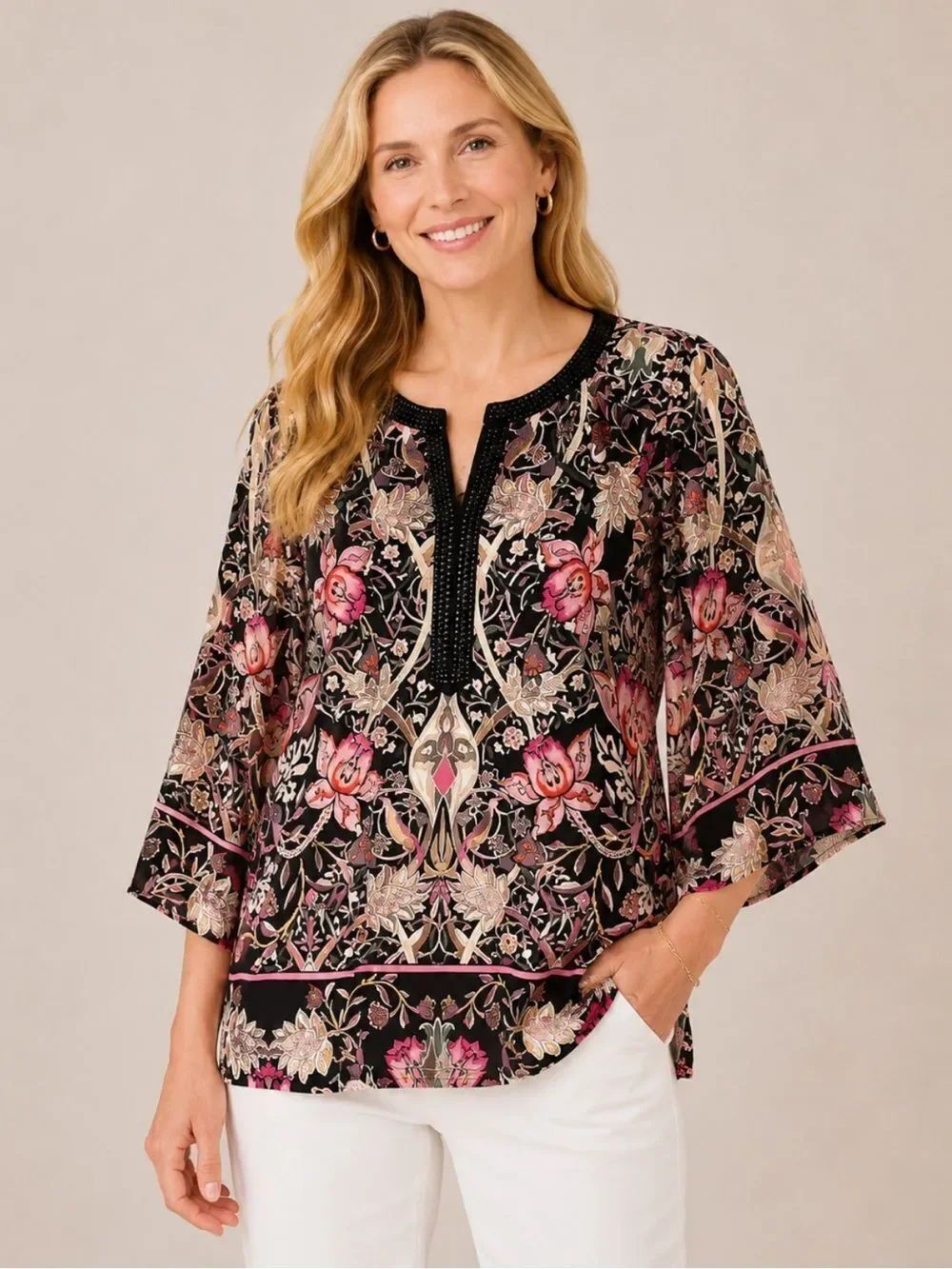 🎉5 for $45🎉 JM Collection top blouse shirt size M